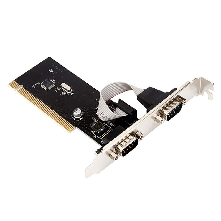 RS232 Serial Port TX382B 2 Port Pci to 9 Pin Com Riser Card Adapter with Tracking Number - RS485 / RS232 Series by PMC TechLife | Online Shopping South Africa | PMC TechLife | Buy Now Pay Later Mobicred