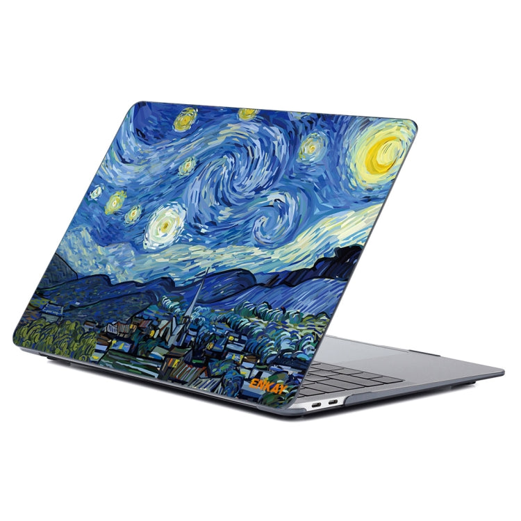 For MacBook Air 13.3 inch A2179 / A2337 ENKAY Hat-Prince Natural Series Laotop Protective Crystal Case(Starry Night) - MacBook Air Cases by ENKAY | Online Shopping South Africa | PMC Jewellery