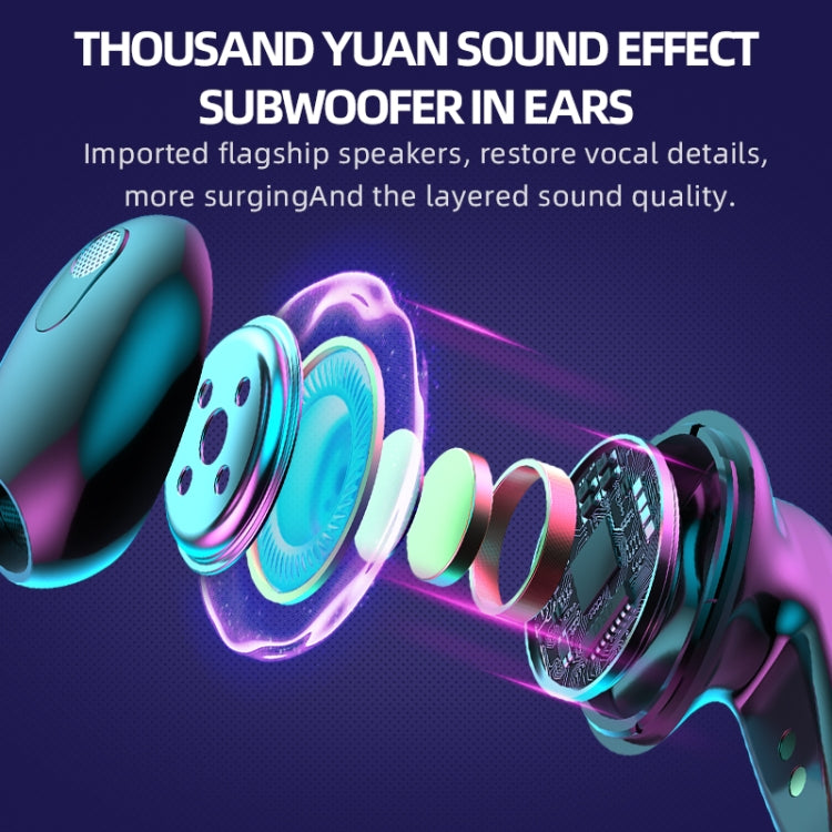 G10 TWS 5.2 Binaural True Stereo Touch Game Bluetooth Earphone(White) - TWS Earphone by PMC TechLife | Online Shopping South Africa | PMC TechLife