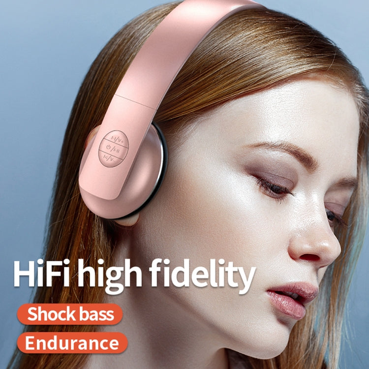A50 Bass Stereo Wireless Bluetooth HIFI Headset with Mic(White) - Headset & Headphone by PMC TechLife | Online Shopping South Africa | PMC TechLife