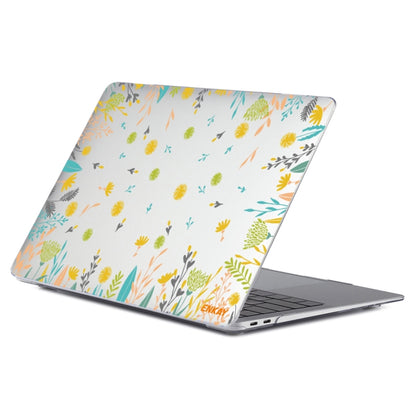 ENKAY Flower Series Pattern Laotop Protective Crystal Case For MacBook Pro 13.3 inch A2251 / A2289 / A2338 2020(Dandelion) - MacBook Pro Cases by ENKAY | Online Shopping South Africa | PMC Jewellery