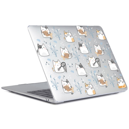 ENKAY Animal Series Pattern Laotop Protective Crystal Case For MacBook Pro 16 inch A2141(Cute Cat) - MacBook Pro Cases by ENKAY | Online Shopping South Africa | PMC Jewellery