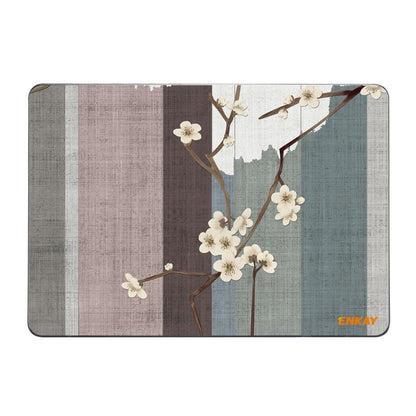 ENKAY Vintage Pattern Series Laotop Protective Crystal Case For MacBook Pro 15.4 inch A1707 / A1990(Plum Blossom) - MacBook Pro Cases by ENKAY | Online Shopping South Africa | PMC Jewellery