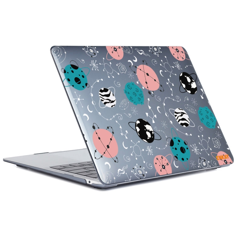 ENKAY Star Series Pattern Laotop Protective Crystal Case For MacBook Pro 13.3 inch A1706 / A1708 / A1989 / A2159(Geometric Planet) - MacBook Pro Cases by ENKAY | Online Shopping South Africa | PMC Jewellery