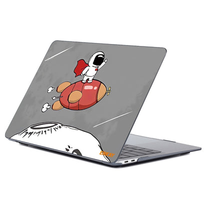 ENKAY Star Series Pattern Laotop Protective Crystal Case For MacBook Pro 13.3 inch A2251 / A2289 / A2338 2020(Rocket Astronaut) - MacBook Pro Cases by ENKAY | Online Shopping South Africa | PMC Jewellery