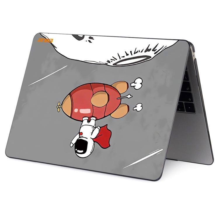 ENKAY Star Series Pattern Laotop Protective Crystal Case For MacBook Pro 13.3 inch A2251 / A2289 / A2338 2020(Rocket Astronaut) - MacBook Pro Cases by ENKAY | Online Shopping South Africa | PMC Jewellery