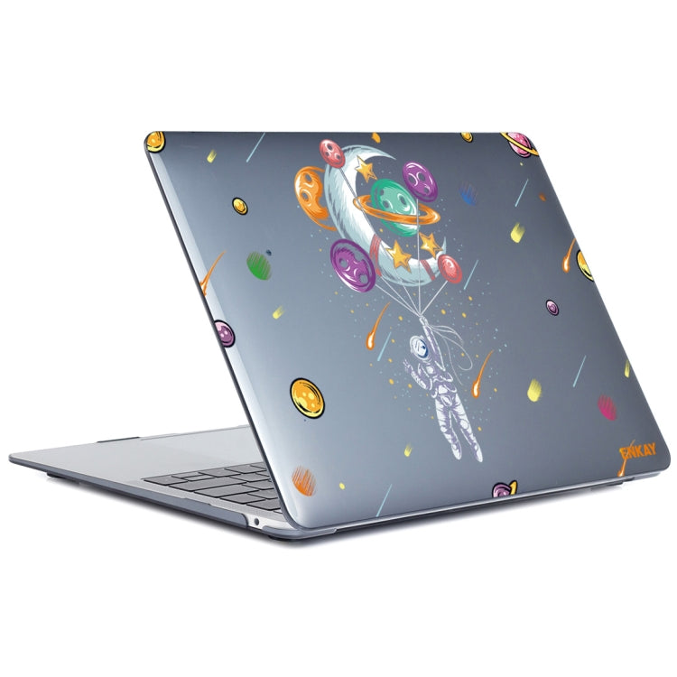 ENKAY Star Series Pattern Laotop Protective Crystal Case For MacBook Pro 15.4 inch A1707 / A1990(Balloon Astronaut) - MacBook Pro Cases by ENKAY | Online Shopping South Africa | PMC Jewellery