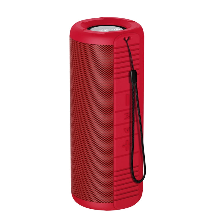 NewRixing NR9019 TWS Portable Stereo Bluetooth Speaker Support TF Card / FM(Red) - free shipping - PMC TechLife - Order now!
