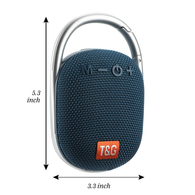 T&G TG321 TWS Portable Wireless Outdoor Mini Speaker with LED Light(Gray) - Mini Speaker by T&G | Online Shopping South Africa | PMC Jewellery