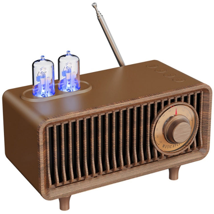 Oneder B9 Retro Indoor Wireless Portable Bluetooth Speaker(Browm) - Desktop Speaker by OneDer | Online Shopping South Africa | PMC TechLife | Buy Now Pay Later Mobicred
