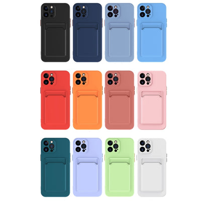 For iPhone 14 Pro Max Skin Feel Card Color Button TPU Case (Black) - iPhone 14 Pro Max Cases by PMC Jewellery | Online Shopping South Africa | PMC Jewellery