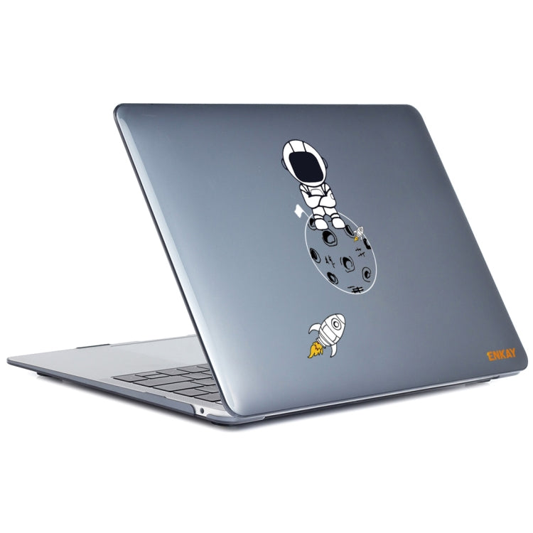 For MacBook Pro 13.3 A1706/A1989/A2159 ENKAY Hat-Prince 3 in 1 Spaceman Pattern Laotop Protective Crystal Case with TPU Keyboard Film / Anti-dust Plugs, Version:EU(Spaceman No.4) - MacBook Pro Cases by ENKAY | Online Shopping South Africa | PMC Jewellery