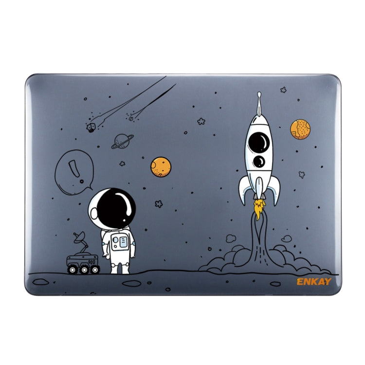 For MacBook Pro 13.3 A1708 ENKAY Hat-Prince 3 in 1 Spaceman Pattern Laotop Protective Crystal Case with TPU Keyboard Film / Anti-dust Plugs, Version:US(Spaceman No.1) - MacBook Pro Cases by ENKAY | Online Shopping South Africa | PMC Jewellery