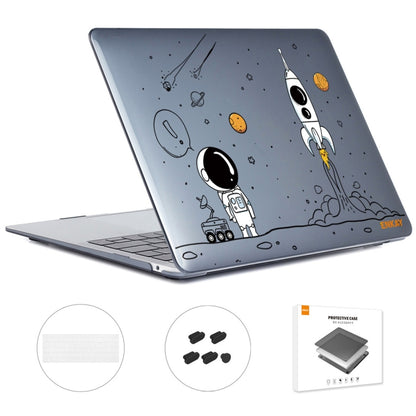 For MacBook Pro 13.3 A1708 ENKAY Hat-Prince 3 in 1 Spaceman Pattern Laotop Protective Crystal Case with TPU Keyboard Film / Anti-dust Plugs, Version:EU(Spaceman No.1) - MacBook Pro Cases by ENKAY | Online Shopping South Africa | PMC Jewellery