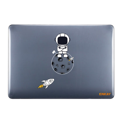 For MacBook Pro 13.3 A2251/A2289/A2338 ENKAY Hat-Prince 3 in 1 Spaceman Pattern Laotop Protective Crystal Case with TPU Keyboard Film / Anti-dust Plugs, Version:EU(Spaceman No.4) - MacBook Pro Cases by ENKAY | Online Shopping South Africa | PMC Jewellery