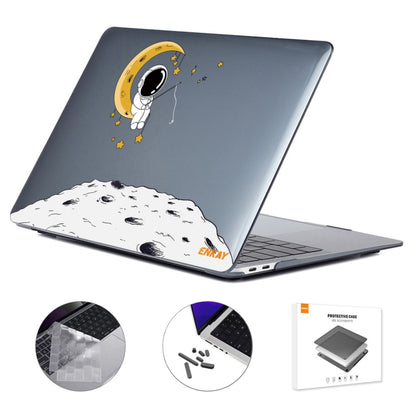 For MacBook Air 13.6 A2681 ENKAY Hat-Prince 3 in 1 Spaceman Pattern Laotop Protective Crystal Case with TPU Keyboard Film / Anti-dust Plugs, Version:US(Spaceman No.3) - MacBook Air Cases by ENKAY | Online Shopping South Africa | PMC Jewellery