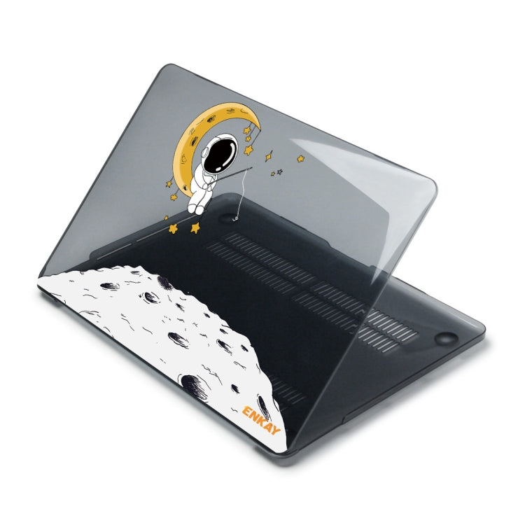 For MacBook Air 13.6 A2681 ENKAY Hat-Prince 3 in 1 Spaceman Pattern Laotop Protective Crystal Case with TPU Keyboard Film / Anti-dust Plugs, Version:US(Spaceman No.3) - MacBook Air Cases by ENKAY | Online Shopping South Africa | PMC Jewellery