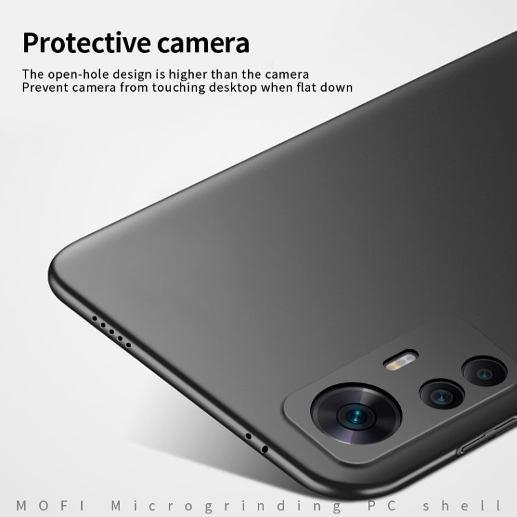 For Xiaomi 12T / Redmi K50 Ultra MOFI Micro Frosted PC Ultra-thin Hard Case(Red) - Xiaomi Cases by MOFI | Online Shopping South Africa | PMC TechLife | Buy Now Pay Later Mobicred