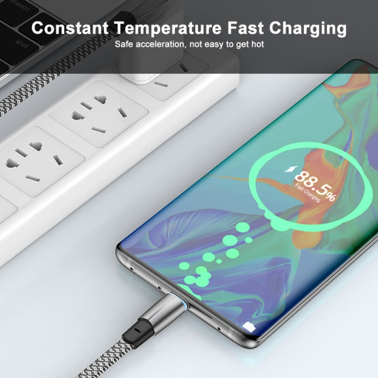 ENKAY Hat-Prince 30W USB C / Type-C to Apple 8 Pin 3A Fast Charging Data Weave Cable, Length:1m - Cable & Adapter by ENKAY | Online Shopping South Africa | PMC Jewellery