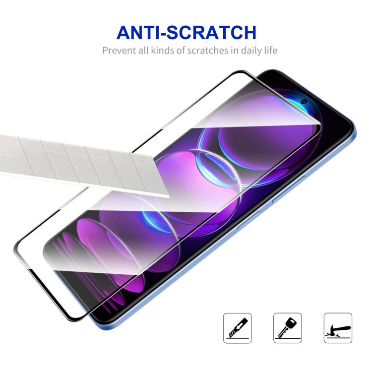 For Xiaomi Redmi Note 12 Pro+ 10pcs ENKAY Full Glue 0.26mm 9H 2.5D Tempered Glass Full Film - Note 12 Pro+ Tempered Glass by ENKAY | Online Shopping South Africa | PMC Jewellery