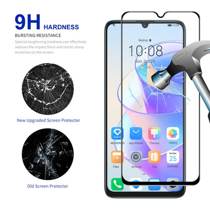 For Honor X7A 4G Global 5pcs ENKAY Hat-Prince Full Glue 0.26mm 9H 2.5D Tempered Glass Full Film - Honor Tempered Glass by ENKAY | Online Shopping South Africa | PMC Jewellery | Buy Now Pay Later Mobicred