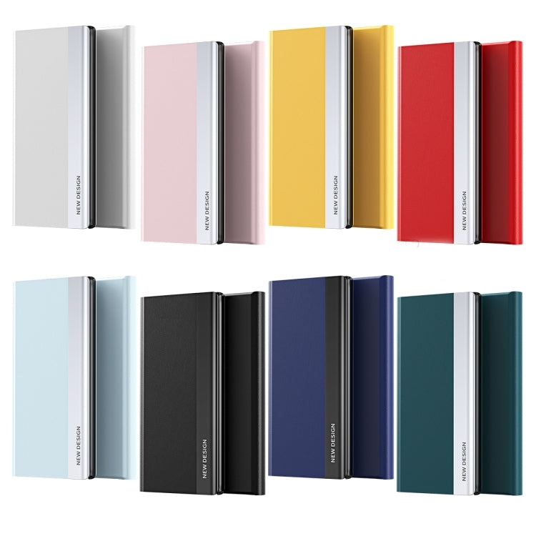 For Samsung Galaxy A34 5G Side Electroplated Adsorption Leather Phone Case(Silvr) - free shipping - PMC TechLife - Order now!