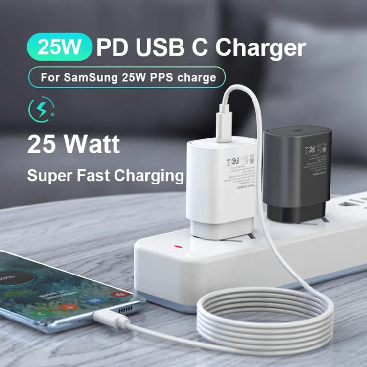 TA800 PD / PPS 25W Type-C Port Charger for Samsung, EU Plug(Black) - USB Charger by PMC Jewellery | Online Shopping South Africa | PMC Jewellery