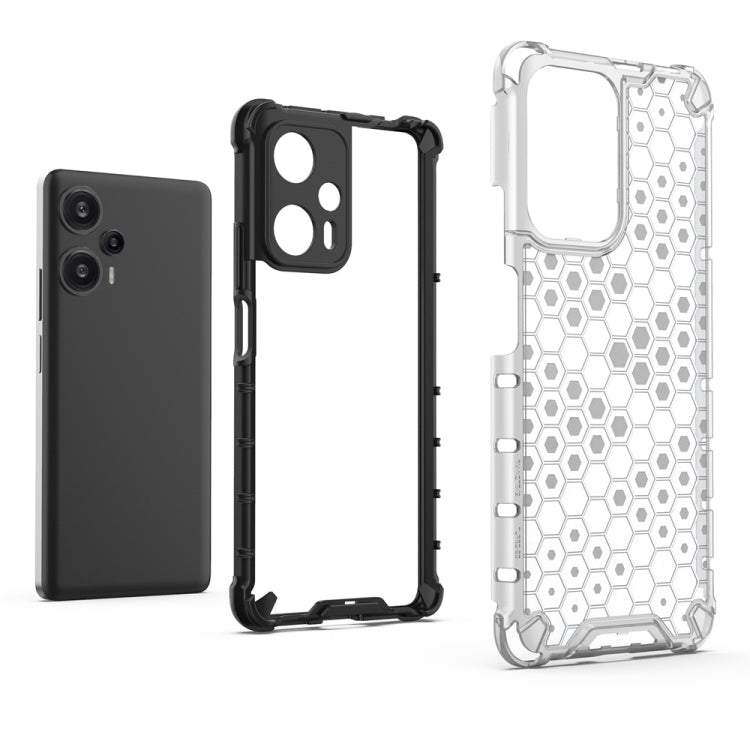 For Xiaomi Poco F5 Pro Shockproof Honeycomb Phone Case(Green) - free shipping - PMC TechLife - Order now!