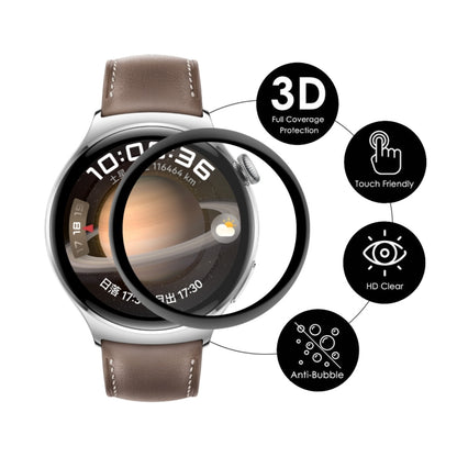 5pcs For Huawei Watch 4 ENKAY 3D Full Coverage Soft PC Edge + PMMA HD Screen Protector Film - Screen Protector by ENKAY | Online Shopping South Africa | PMC Jewellery