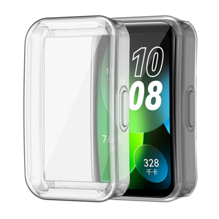 For Huawei Band 8 ENKAY Hat-Prince Full Coverage Transparent Soft TPU Watch Case with Screen Protection - Watch Cases by ENKAY | Online Shopping South Africa | PMC Jewellery