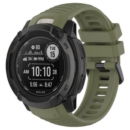 For Garmin Instinct 2X Sports Silicone Replacement Watch Band(Green) - Watch Bands by PMC Jewellery | Online Shopping South Africa | PMC Jewellery