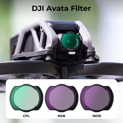 For DJI Avata K&F Concept SKU.1979 Filters Kit Drone Filter CPL ND8 ND16 Camera Optical Glass Lens - Mavic Lens Filter by K&F | Online Shopping South Africa | PMC Jewellery