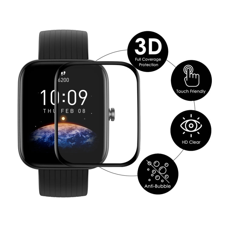 For Amazfit Bip 5 / Bip 5 Pro 5pcs ENKAY 3D Full Coverage Soft PC Edge PMMA HD Screen Film - Screen Protector by ENKAY | Online Shopping South Africa | PMC TechLife | Buy Now Pay Later Mobicred