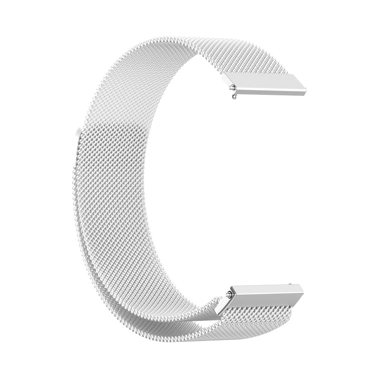 For Huawei Watch GT4 41mm Milan Magnetic Steel Mesh Watch Band(Silver) - Watch Bands by PMC Jewellery | Online Shopping South Africa | PMC Jewellery