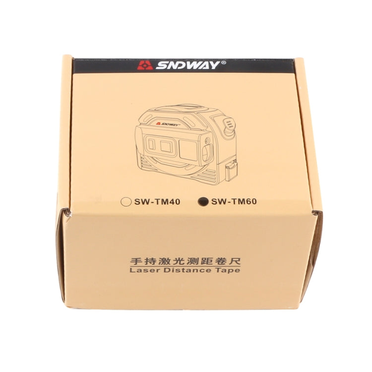 SNDWAY SW-TM40 40m Digital Range Finder Laser Distance Meter Tape Multi-function Self-Locking Hand Tool Device - Laser Rangefinder by SNDWAY | Online Shopping South Africa | PMC Jewellery | Buy Now Pay Later Mobicred