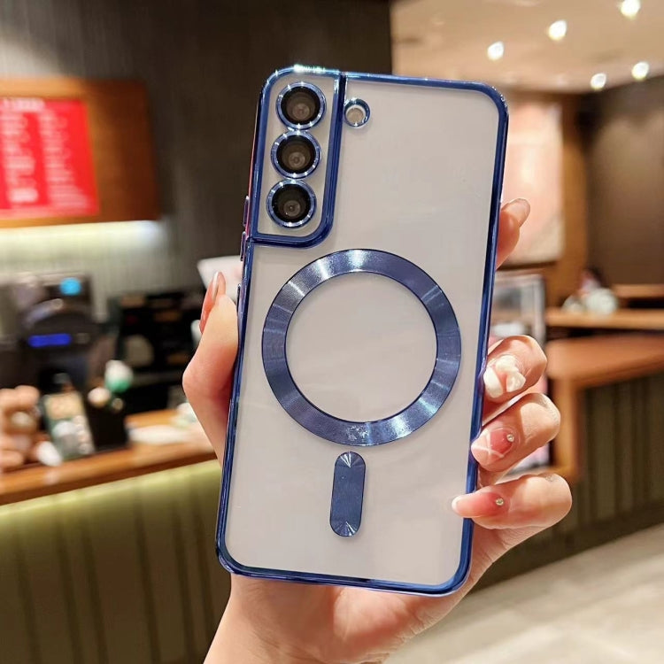 For Samsung Galaxy S23+ 5G MagSafe Electroplating TPU Phone Case(Blue) - Galaxy S23+ 5G Cases by PMC TechLife | Online Shopping South Africa | PMC TechLife