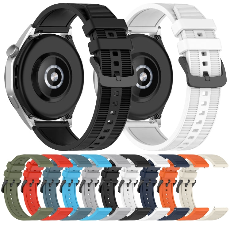 For Huawei Watch GT3 SE 22mm Textured Silicone Solid Color Watch Band(Black) - Watch Bands by PMC TechLife | Online Shopping South Africa | PMC TechLife | Buy Now Pay Later Mobicred