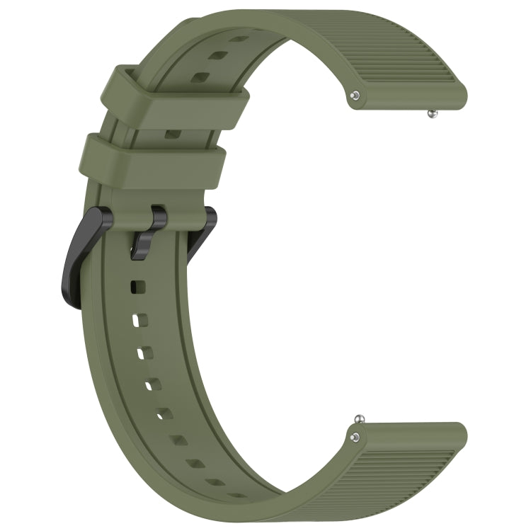 For Huawei Watch Buds 22mm Textured Silicone Solid Color Watch Band(Grey) - Watch Bands by PMC TechLife | Online Shopping South Africa | PMC TechLife