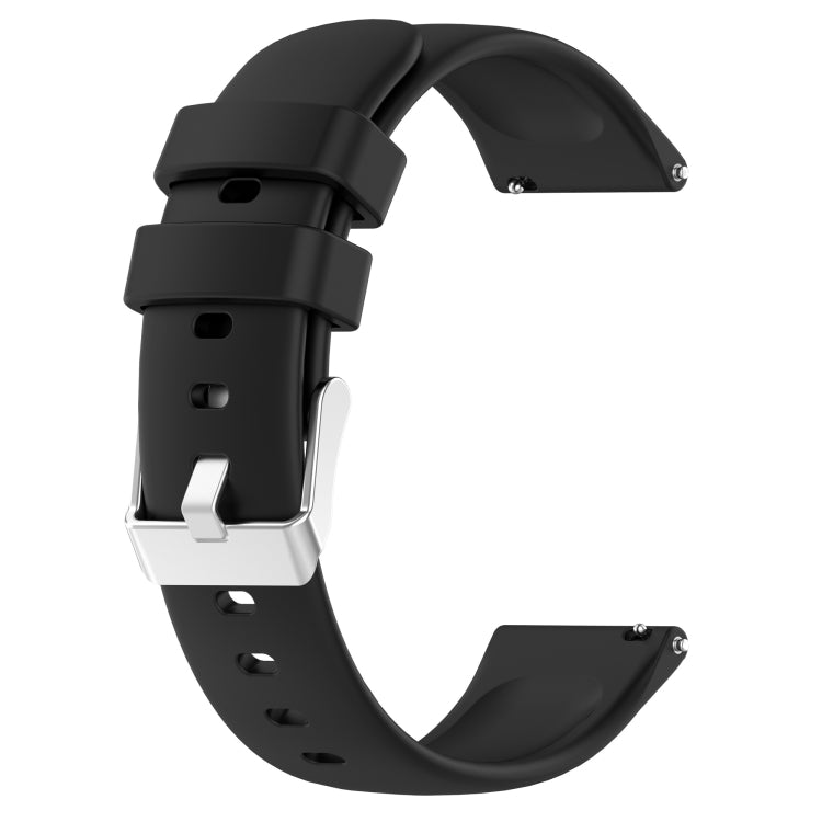 For Samsung Galaxy watch 5 Golf Edition 20mm Smooth Solid Color Silicone Watch Band(Black) - free shipping - PMC TechLife - Order now!