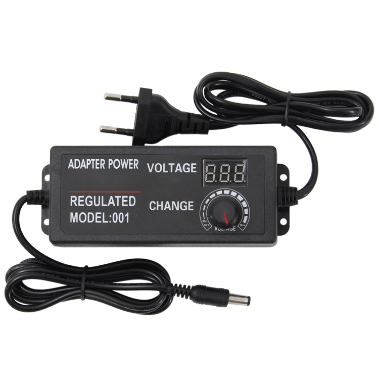 AC To DC Adjustable Voltage Power Adapter Universal Power Supply Display Screen Power Switching Charger EU, Output Voltage:9-24V-3A - Power Supplies by PMC TechLife | Online Shopping South Africa | PMC TechLife | Buy Now Pay Later Mobicred