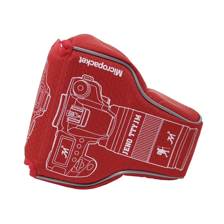 Waterproof Camera Bag Case Cover for Canon EOS M100 / M50 / M10 / M6 / M5 / M3(Red) - Soft Bag by Richwell | Online Shopping South Africa | PMC TechLife | Buy Now Pay Later Mobicred