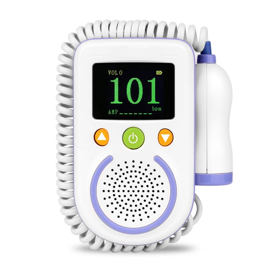 A100D  Digital Fetal Doppler Ultrasound Sound Baby Heartbeat Detector Monitor Rechargeable Prenatal Pocket Fetal Doppler Stethoscope - Heart Rate Monitoring by PMC Jewellery | Online Shopping South Africa | PMC Jewellery