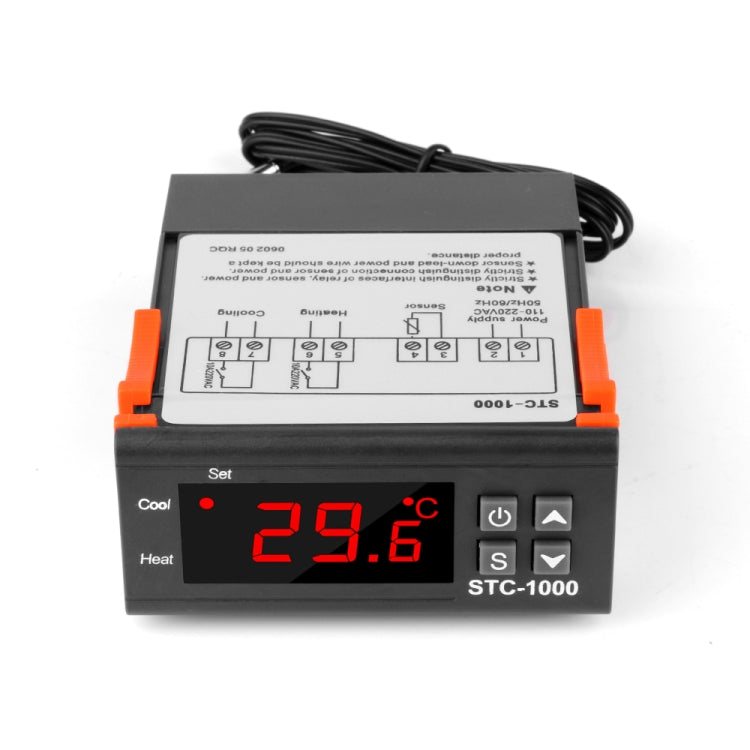 STC-1000 24V Digital Temperature Controller LED Temperature Regulator Thermostat for Incubator Relay 10A Heating and Cooling - Thermostat & Thermometer by PMC TechLife | Online Shopping South Africa | PMC TechLife | Buy Now Pay Later Mobicred