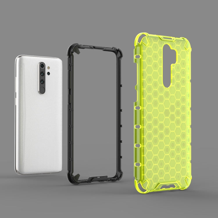 For Xiaomi Redmi Note 8 Pro Shockproof Honeycomb PC + TPU Case(Blue) - free shipping - PMC TechLife - Order now!
