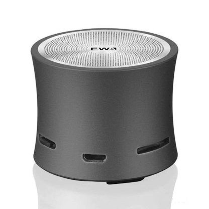 EWA A104 Bluetooth Speaker MP3 Player Portable Speaker Metallic USB Input MP3 Player Stereo Multimedia Speaker(Grey) - Mini Speaker by EWA | Online Shopping South Africa | PMC Jewellery