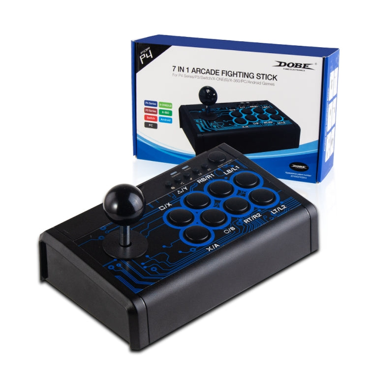 DOBE Arcade Fighting Stick Joystick For PS4/PS3/XboxONE S/X Xbox360/Switch/PC/Android - Gamepads by DOBE | Online Shopping South Africa | PMC Jewellery