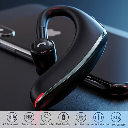 F900 Mini Earhook 180° Freely Rotating Wireless Bluetooth 5.0 Earphone Car Handsfree Call Headphone(Blue) - Bluetooth Earphone by PMC Jewellery | Online Shopping South Africa | PMC Jewellery