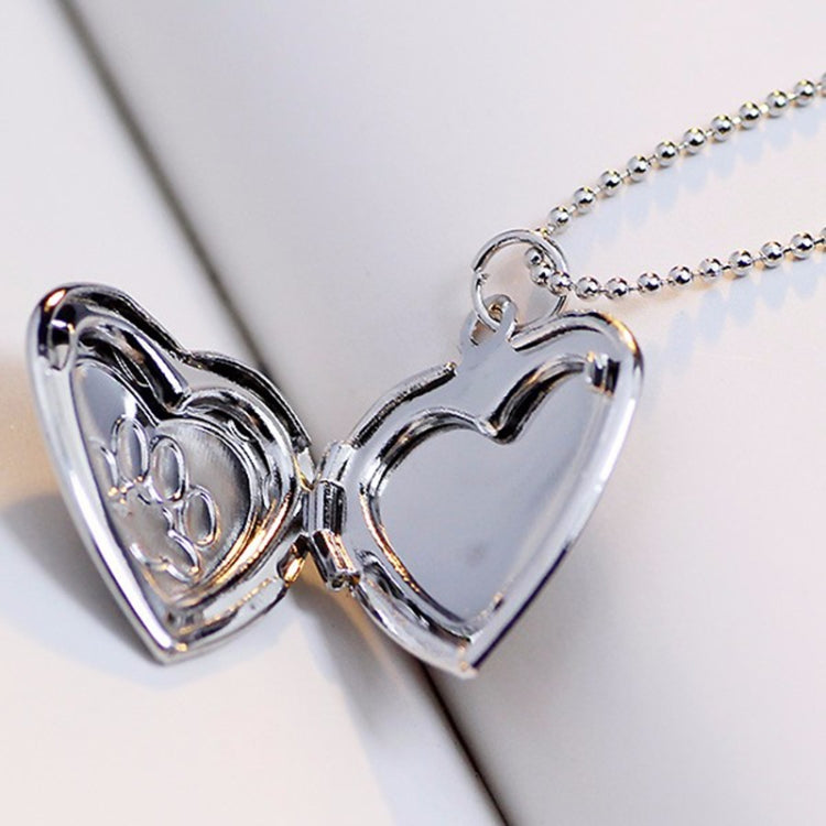 DIY Heart-shaped Photo Frame Memory Locket Pendant Necklace Jewelry(gold) - Necklaces & Pendants by PMC Jewellery | Online Shopping South Africa | PMC Jewellery