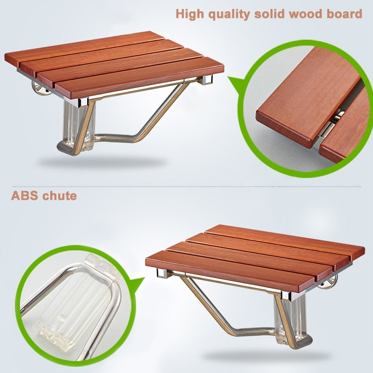 Folding Solid Wood Wall Mounted Relaxation Shower Chair(F Fype) - free shipping - PMC TechLife - Order now!