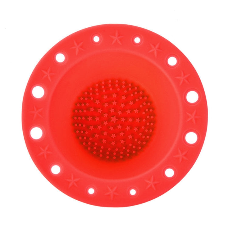 Beauty Tools Silicone Brush Tray Makeup Brush Special Cleaning Bowl(Red) - Tools by PMC Jewellery | Online Shopping South Africa | PMC Jewellery